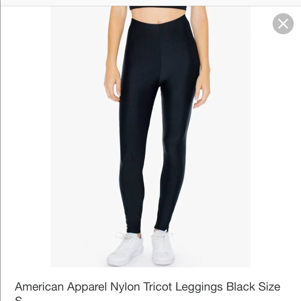 American Apparel Nylon Leggings